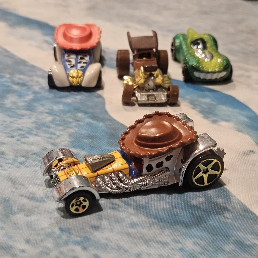 Toy Story Diecast Cars Lot of 6 Buzz Woody Jessie Rex Slinky Bullseye Disney